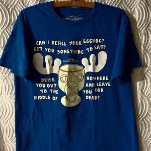 Warner Bros. Blue Christmas Vacation Moose Mug Graphic Tee